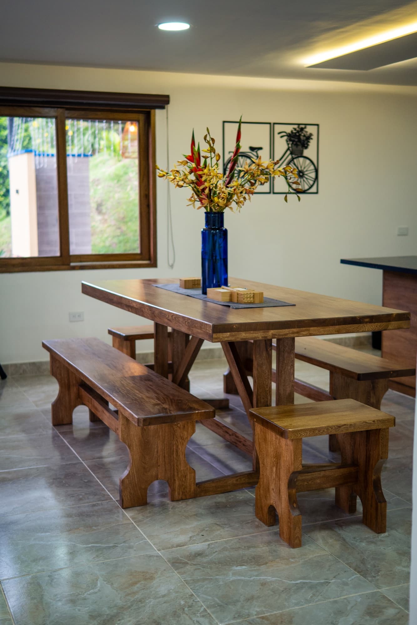 Comedor de madera para grupos